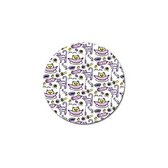 Hand Drawn Cute Cat Pattern Golf Ball Marker (10 Pack) by Vaneshart