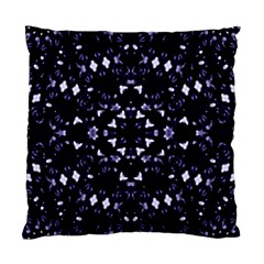 Dark Blue Ornament Pattern Design Standard Cushion Case (two Sides)