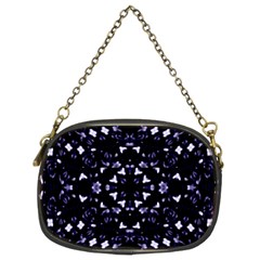 Dark Blue Ornament Pattern Design Chain Purse (two Sides) by dflcprintsclothing