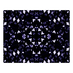 Dark Blue Ornament Pattern Design Double Sided Flano Blanket (large)  by dflcprintsclothing