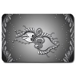 Decorative Clef, Zentangle Design Large Doormat  30 x20  Door Mat