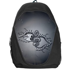 Decorative Clef, Zentangle Design Backpack Bag by FantasyWorld7