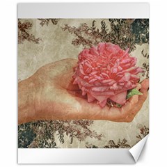 Beauty Concept Photo Collage Illustration Canvas 16  X 20 