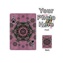 Sakura Wreath And Cherry Blossoms In Harmony Playing Cards 54 Designs (mini) by pepitasart