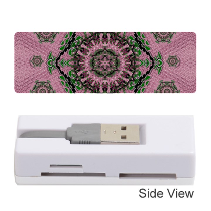 Sakura Wreath And Cherry Blossoms In Harmony Memory Card Reader (Stick)