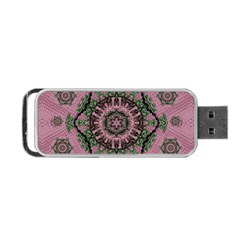 Sakura Wreath And Cherry Blossoms In Harmony Portable Usb Flash (two Sides) by pepitasart