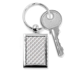 Musical Notes Pattern Key Chain (rectangle) by Wegoenart