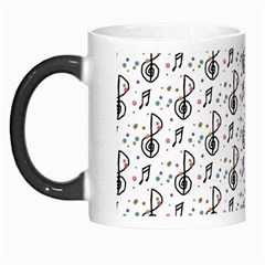 Musical Notes Pattern Morph Mugs by Wegoenart