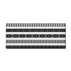 Borders Ikat Ethnic Frame Tribal Hand Towel