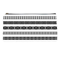 Borders Ikat Ethnic Frame Tribal Pencil Cases by Wegoenart