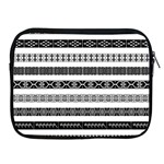 Borders Ikat Ethnic Frame Tribal Apple iPad 2/3/4 Zipper Cases Front