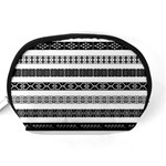 Borders Ikat Ethnic Frame Tribal Accessory Pouch (Medium) Back