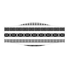 Borders Ikat Ethnic Frame Tribal Stretchable Headband by Wegoenart