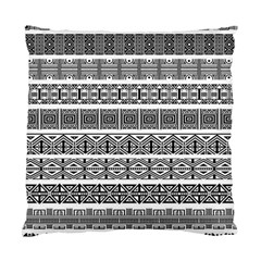 Borders Ikat Ethnic Frame Tribal Standard Cushion Case (two Sides) by Wegoenart