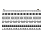 Borders Ikat Ethnic Frame Tribal Pencil Cases Back