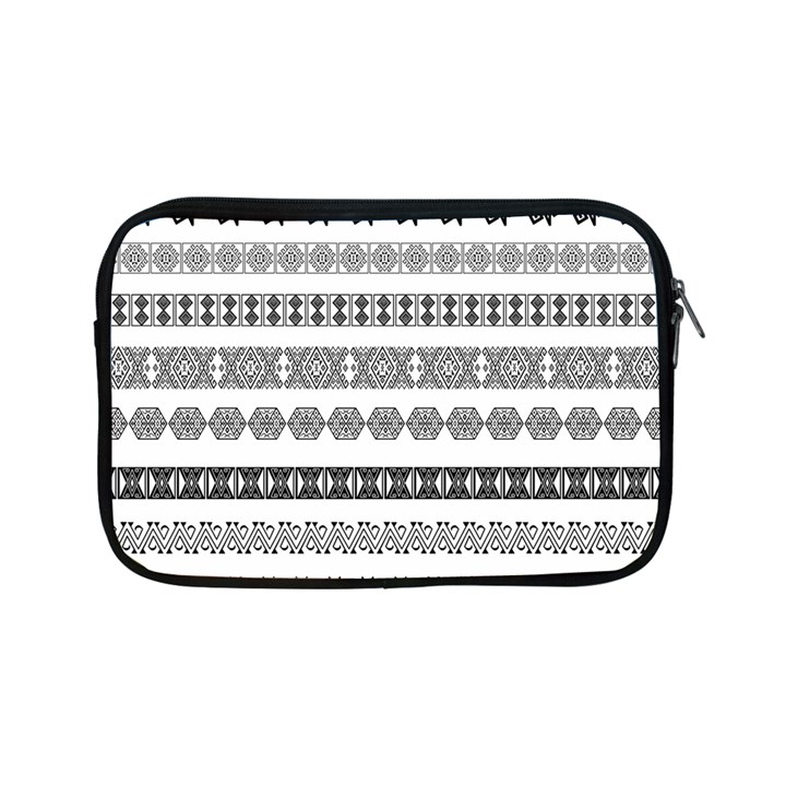 Borders Ikat Ethnic Frame Tribal Apple iPad Mini Zipper Cases