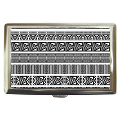 Borders Ikat Ethnic Frame Tribal Cigarette Money Case