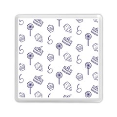 Cup Cake Cake Pattern Delicious Memory Card Reader (square) by Wegoenart