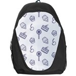 Cup Cake Cake Pattern Delicious Backpack Bag Front