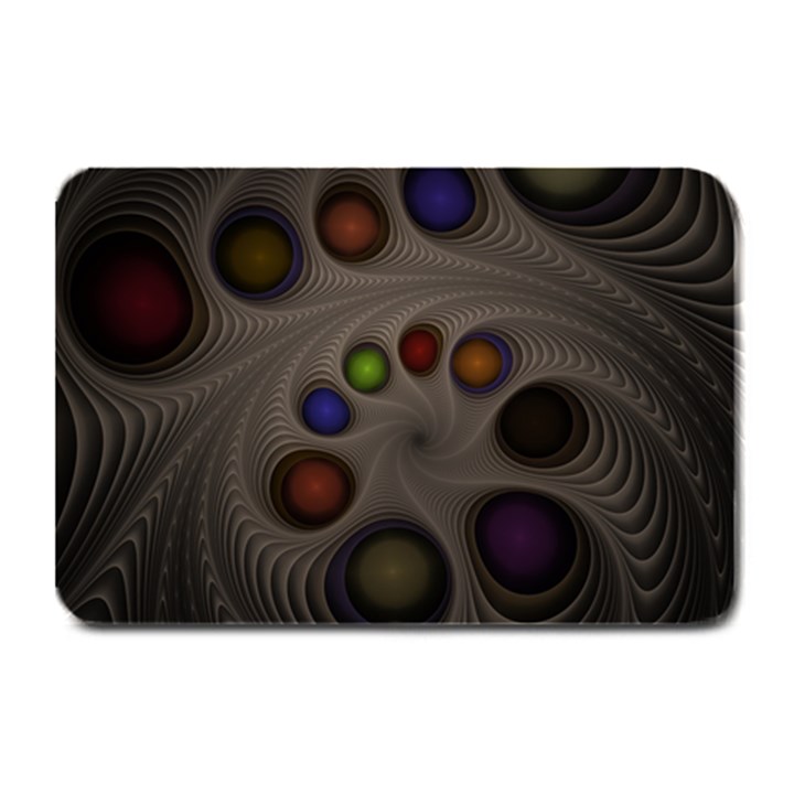 Fractal Fantasy Abstract Pattern Plate Mats