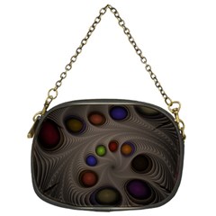 Fractal Fantasy Abstract Pattern Chain Purse (one Side)