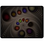 Fractal Fantasy Abstract Pattern Double Sided Fleece Blanket (Large)  80 x60  Blanket Front