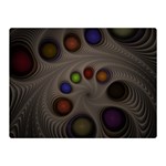 Fractal Fantasy Abstract Pattern Double Sided Flano Blanket (Mini)  35 x27  Blanket Front