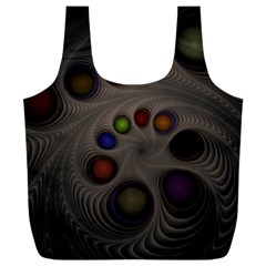 Fractal Fantasy Abstract Pattern Full Print Recycle Bag (xxxl)