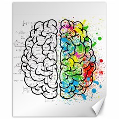 Brain Mind Psychology Idea Drawing Canvas 11  X 14  by Wegoenart