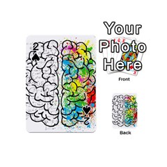 Brain Mind Psychology Idea Drawing Playing Cards 54 Designs (mini) by Wegoenart