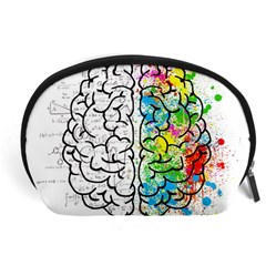 Brain Mind Psychology Idea Drawing Accessory Pouch (large) by Wegoenart