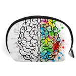 Brain Mind Psychology Idea Drawing Accessory Pouch (Large) Front