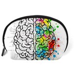 Brain Mind Psychology Idea Drawing Accessory Pouch (Large) Back