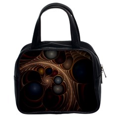 Fractal Fantasy Design Construction Classic Handbag (two Sides) by Wegoenart