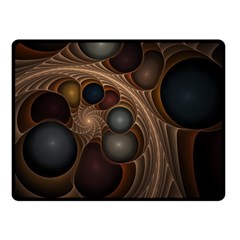 Fractal Fantasy Design Construction Fleece Blanket (small) by Wegoenart