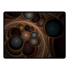 Fractal Fantasy Design Construction Double Sided Fleece Blanket (small)  by Wegoenart