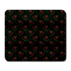 Orange Rose Wallpaper Pattern Large Mousepads