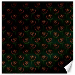 Orange Rose Wallpaper Pattern Canvas 20  x 20 