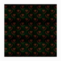 Orange Rose Wallpaper Pattern Medium Glasses Cloth