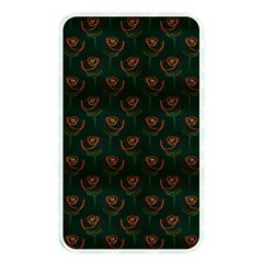 Orange Rose Wallpaper Pattern Memory Card Reader (Rectangular)