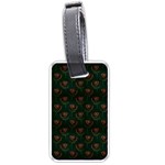 Orange Rose Wallpaper Pattern Luggage Tag (one side) Front