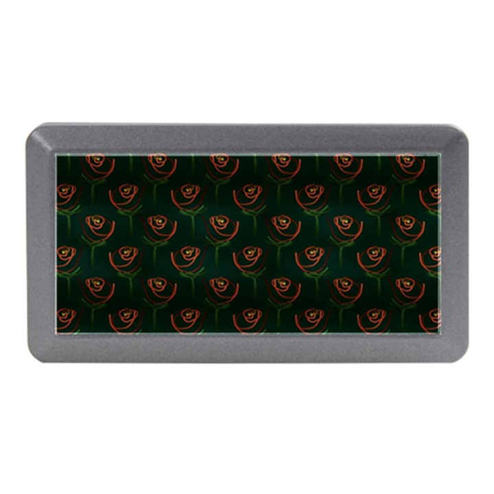 Orange Rose Wallpaper Pattern Memory Card Reader (Mini)