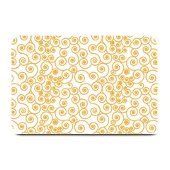 Spiral Pattern Fractal Texture Plate Mats by Wegoenart