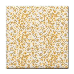 Spiral Pattern Fractal Texture Face Towel