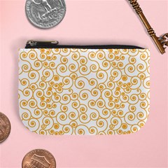 Spiral Pattern Fractal Texture Mini Coin Purse by Wegoenart