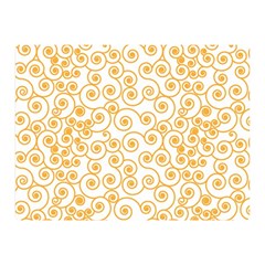 Spiral Pattern Fractal Texture Double Sided Flano Blanket (mini)  by Wegoenart