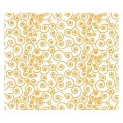 Spiral Pattern Fractal Texture Double Sided Flano Blanket (small)  by Wegoenart