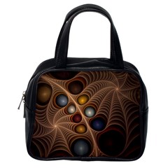 Fractal Fantasy Abstract Design Classic Handbag (one Side) by Wegoenart