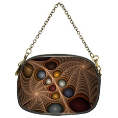 Fractal Fantasy Abstract Design Chain Purse (one Side)