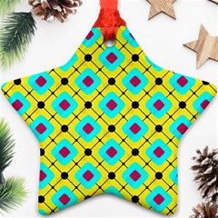 Pattern Tiles Square Design Modern Ornament (star) by Wegoenart